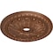 Ekena Millwork Tomango Egg & Dart Medallion (Canopies up to 6 3/4"), 27 7/8"OD x 3 7/8"ID x 2 1/2"P, Copper CM27TOPOS - alternate 2